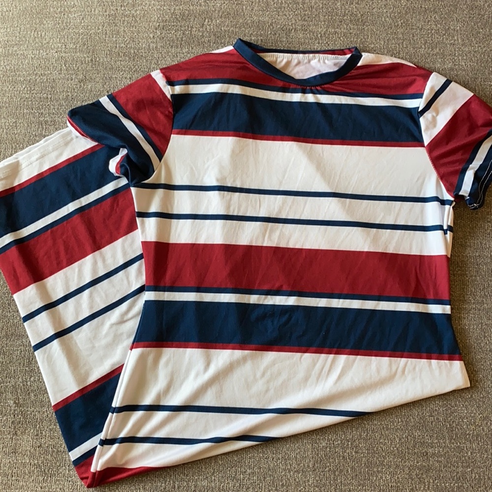 Red white and blue dress